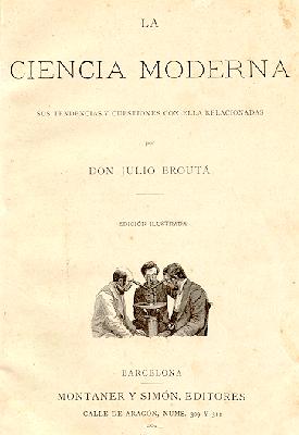 P�gina del libro de Julio Brout�