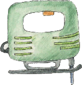 Dibujo de una sierra de calar