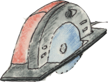 Dibujo de una sierra circular